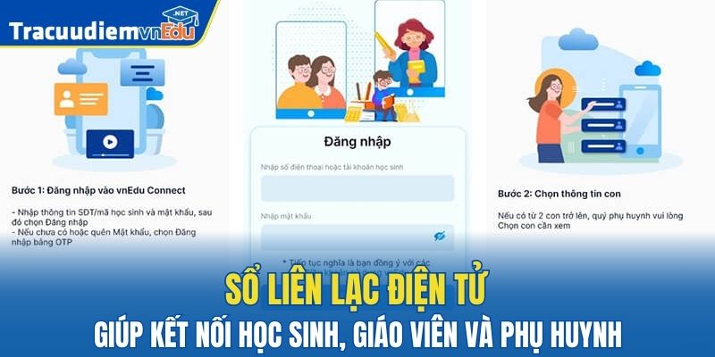 Sổ liên lạc điện tử giúp kết nối học sinh, giáo viên và phụ huynh